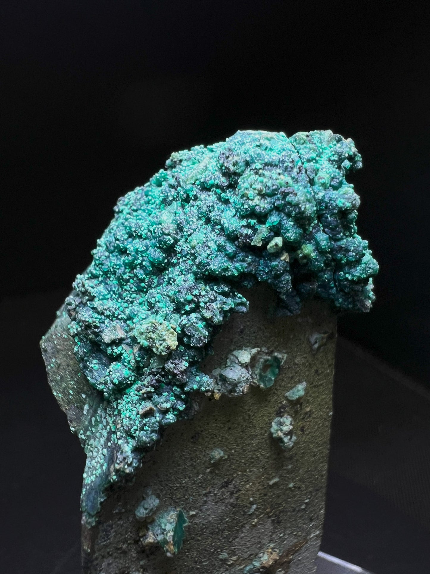 Natural Chrysocolla On Quartz From The Tentadora Mine, Peru - Collectors Piece, Home Décor, Gift