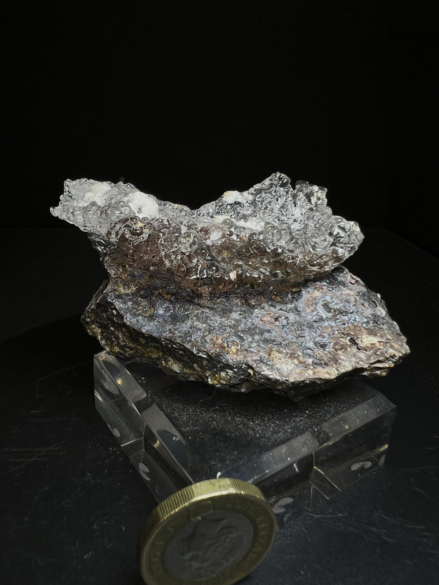 Hyalite Opal On Matrix From Mexico- Collectors Piece, Home Décor, Statement Piece