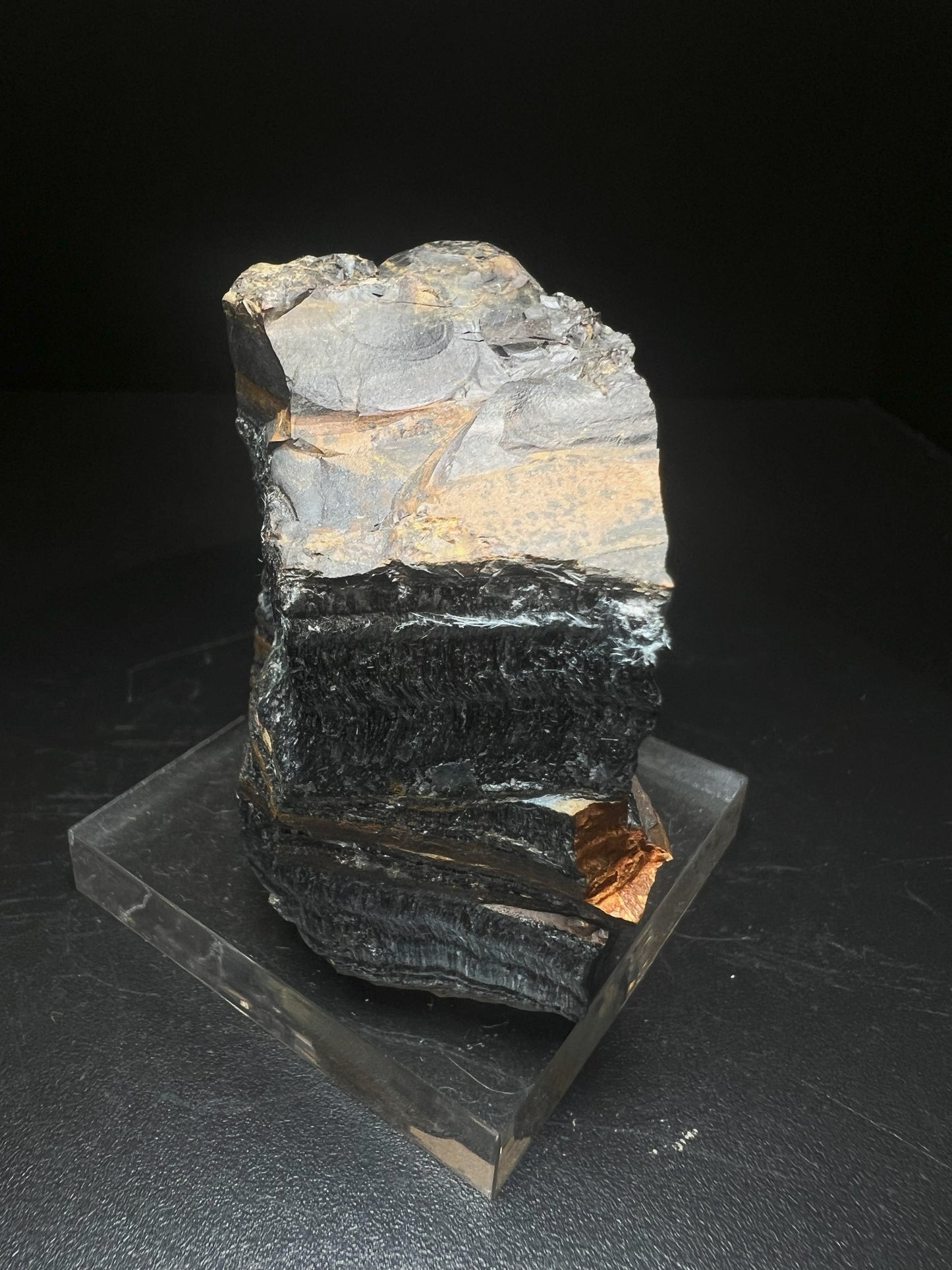 Riebeckite Var Crocodilite From Namibia- collectors piece, home décor, gift