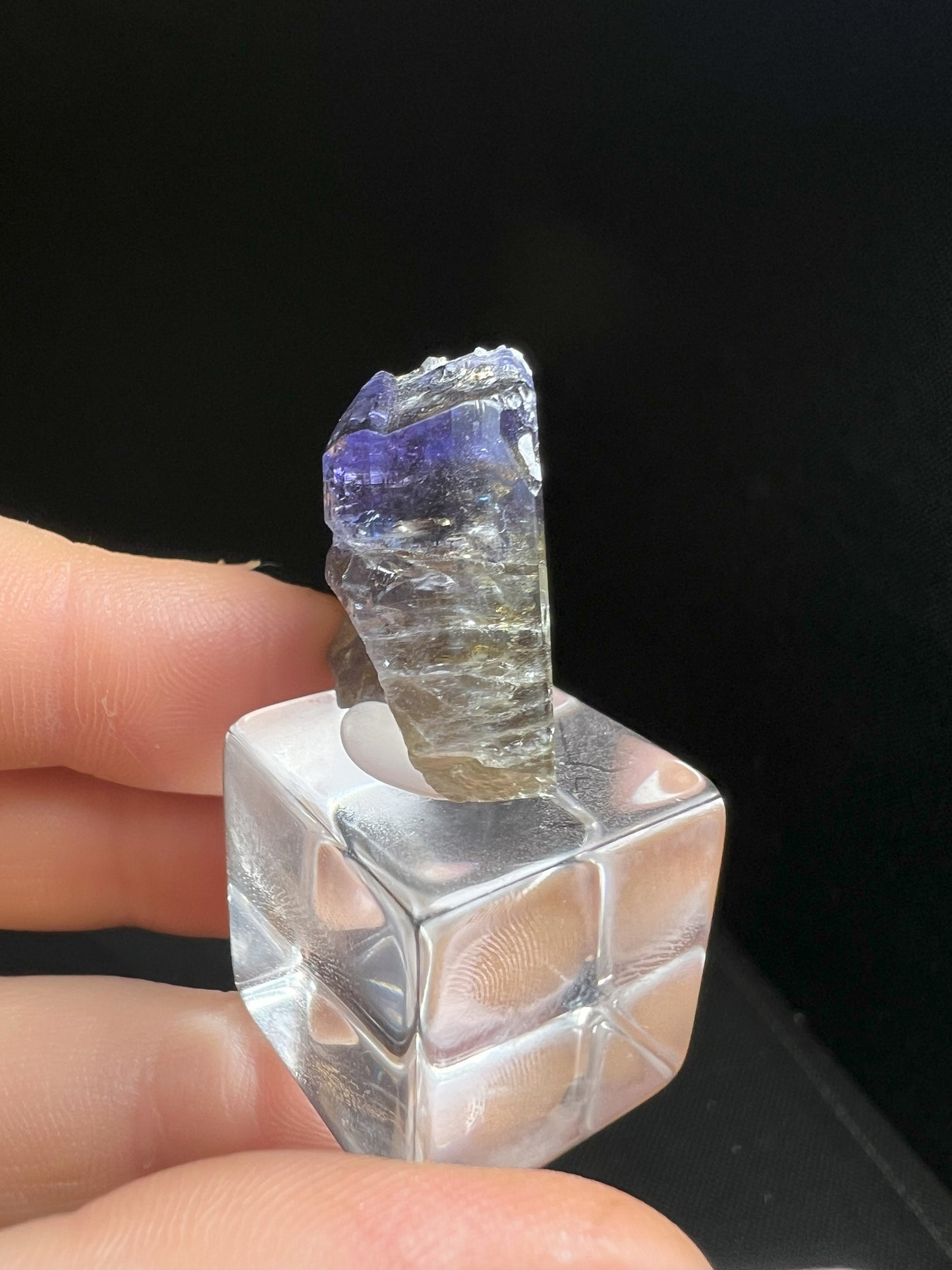 Perfect Formation Of Tanzanite From Tanzania (Stand Included) Collectors Piece