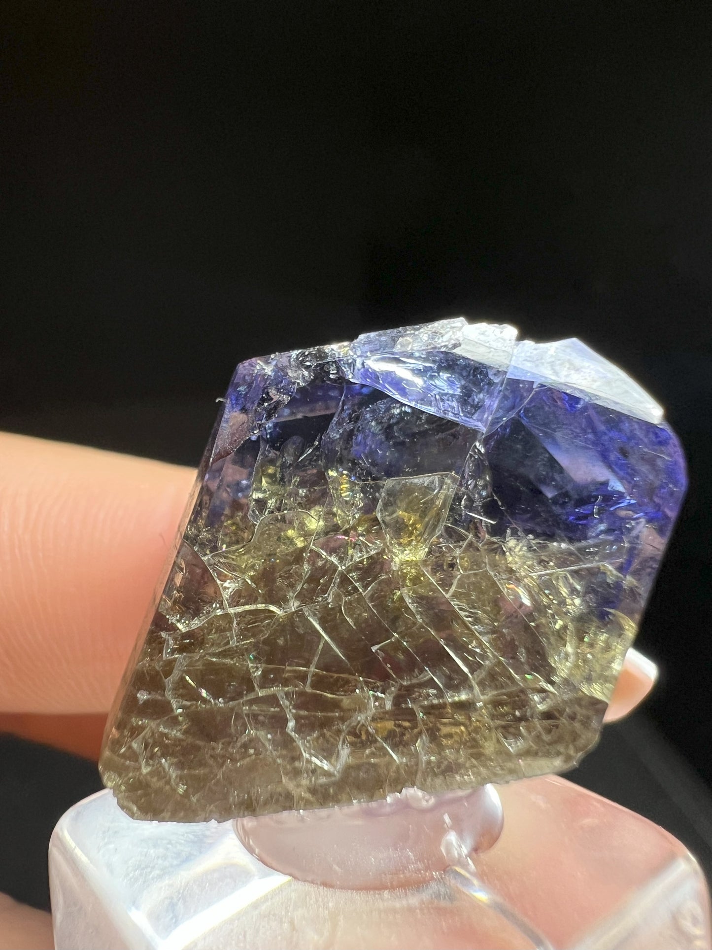 Perfect Formation Of Tanzanite From Tanzania (Stand Included) Collectors Piece