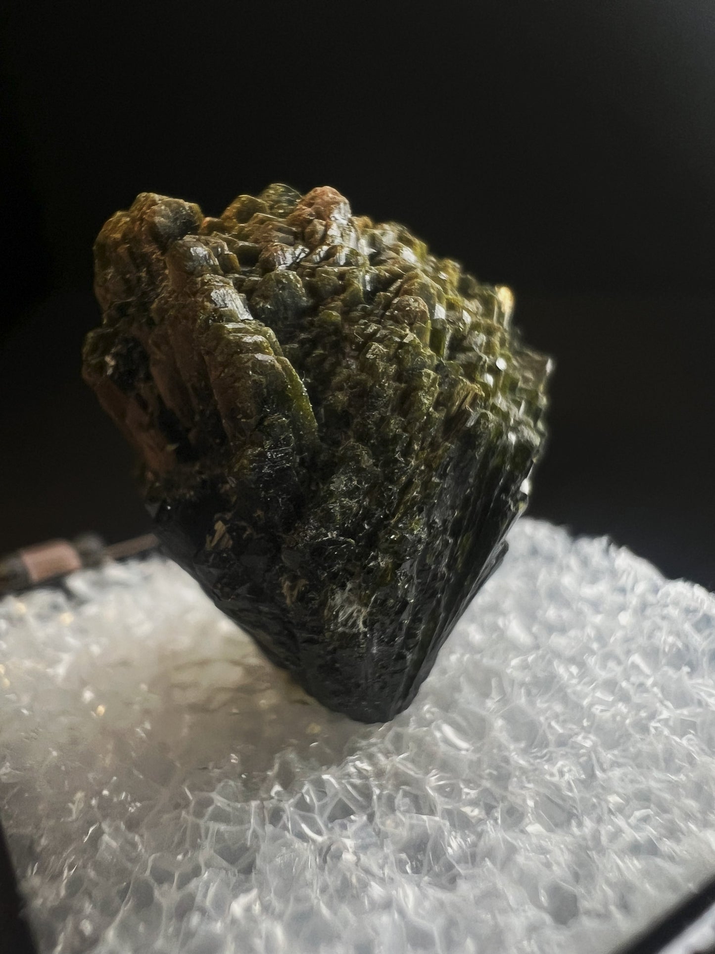 Spray Of Epidote Cluster From Pakistan- Collectors Piece (Box Included)