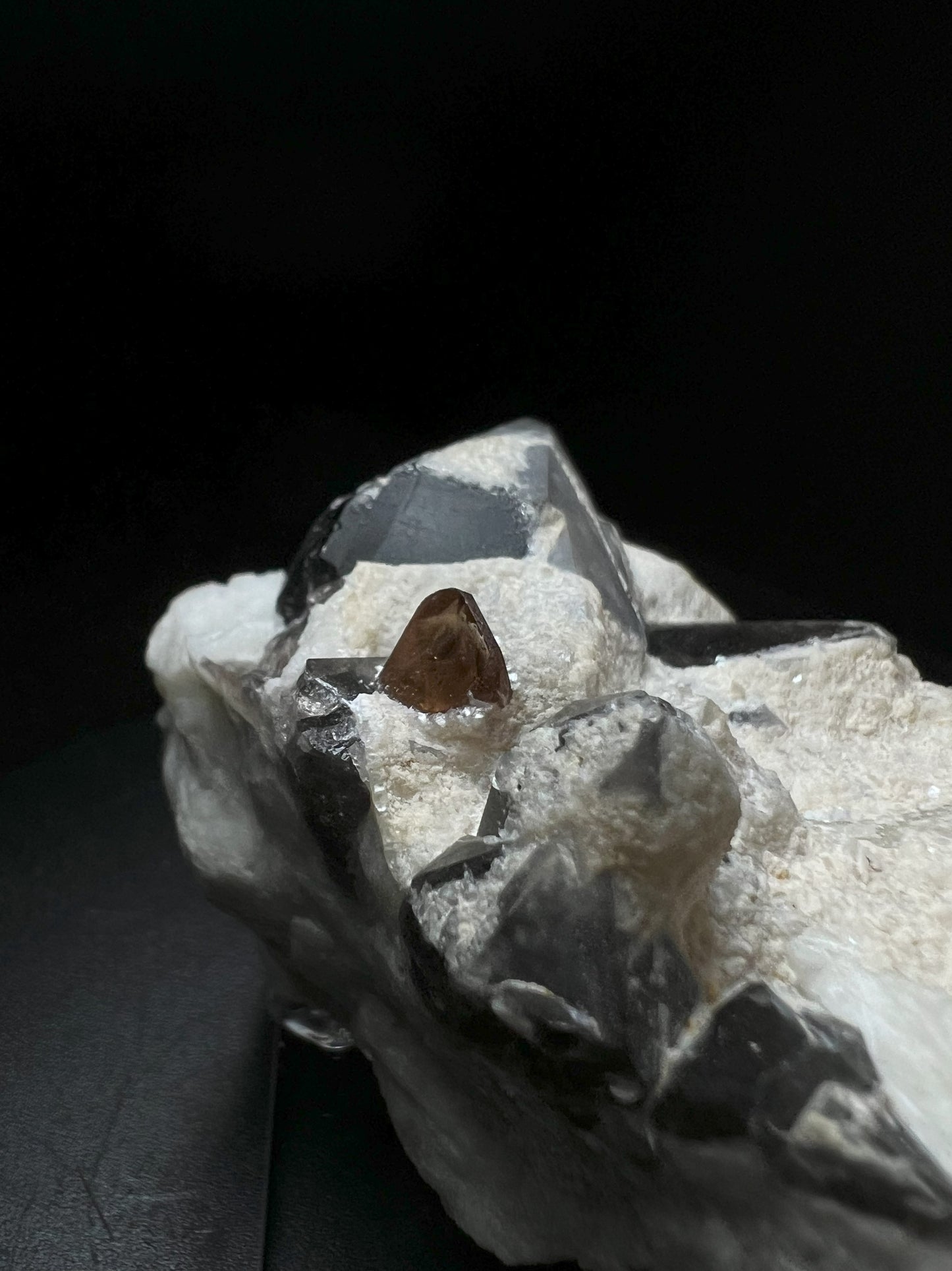 High quality Topaz With Smoky Quartz Points And Mica From Skardu District, Gilgit-Baltistan, Pakistan<br>