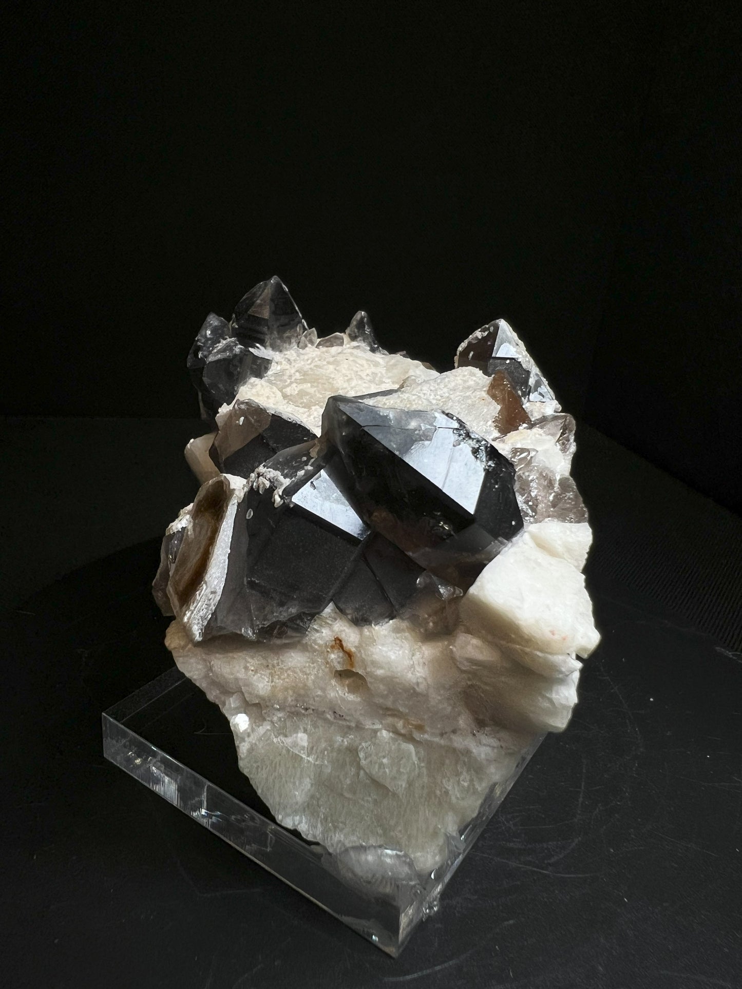 High quality Topaz With Smoky Quartz Points And Mica From Skardu District, Gilgit-Baltistan, Pakistan<br>