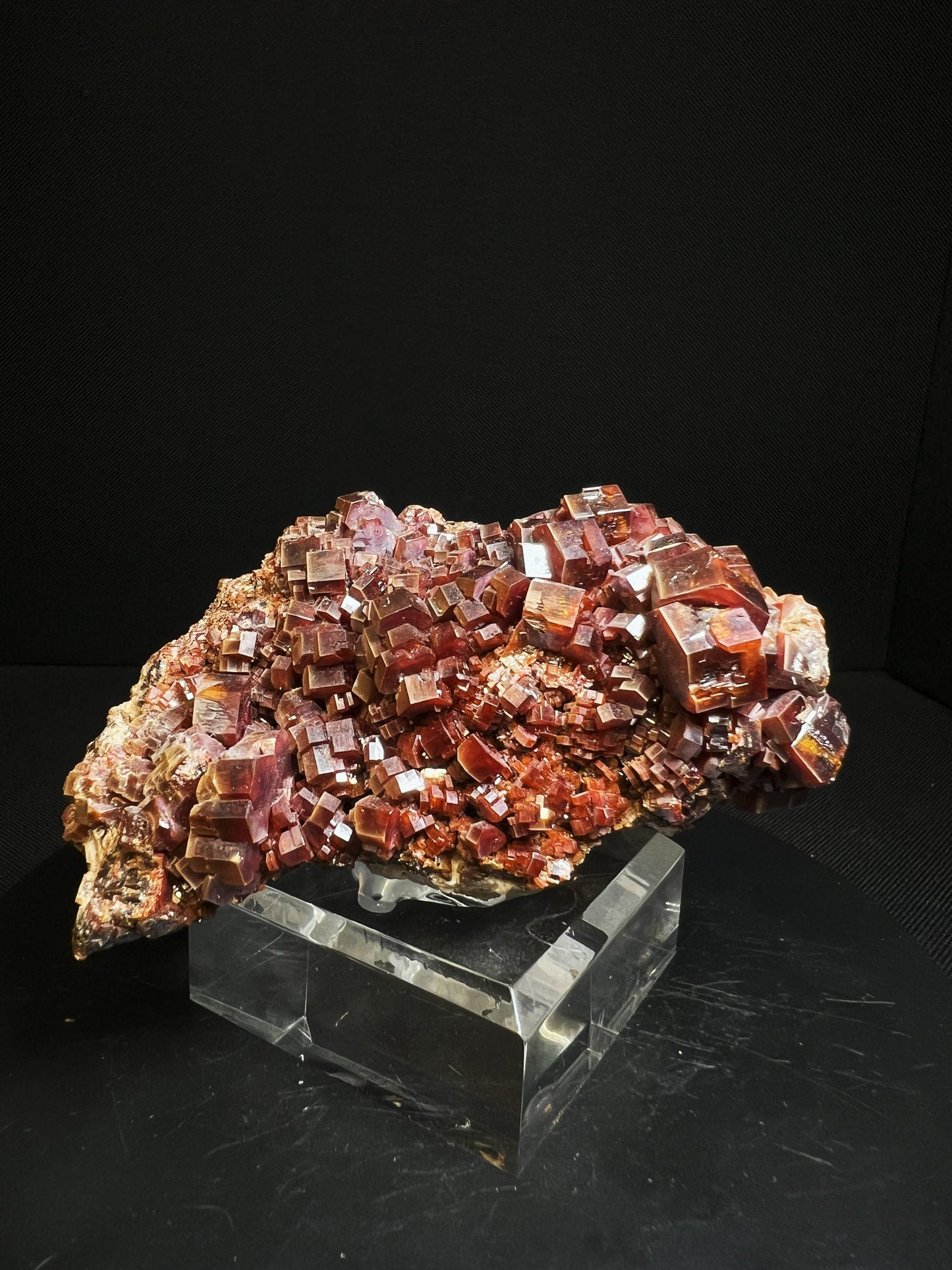 Stunning Natural Vanadinite Cluster From Morocco- Collectors Piece, Gift, Home Décor