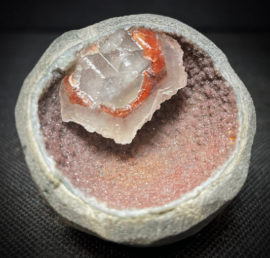 Outstanding Rare Druzy Chalcedony And Phillipsite Geode From Jalgaon District Maharashtra India Collectors Piece Home Décor