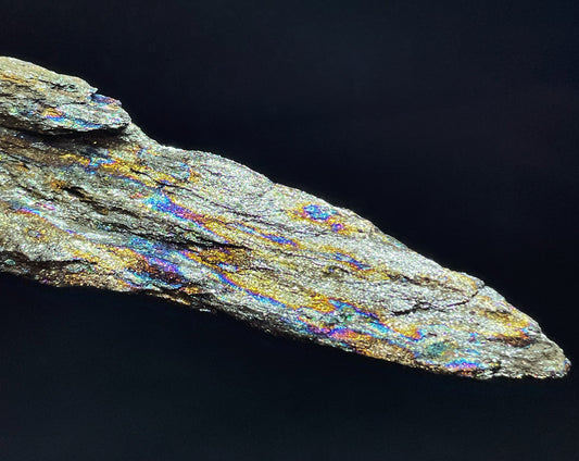 Iridescent Rainbow Hematite Rare Mineral From Brazil Collectors Piece