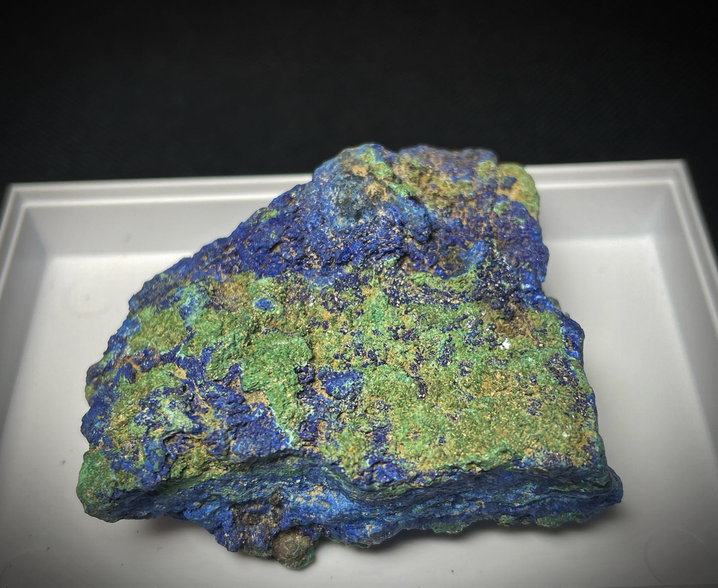 Natural Raw Azurite and Malachite From Madagascar