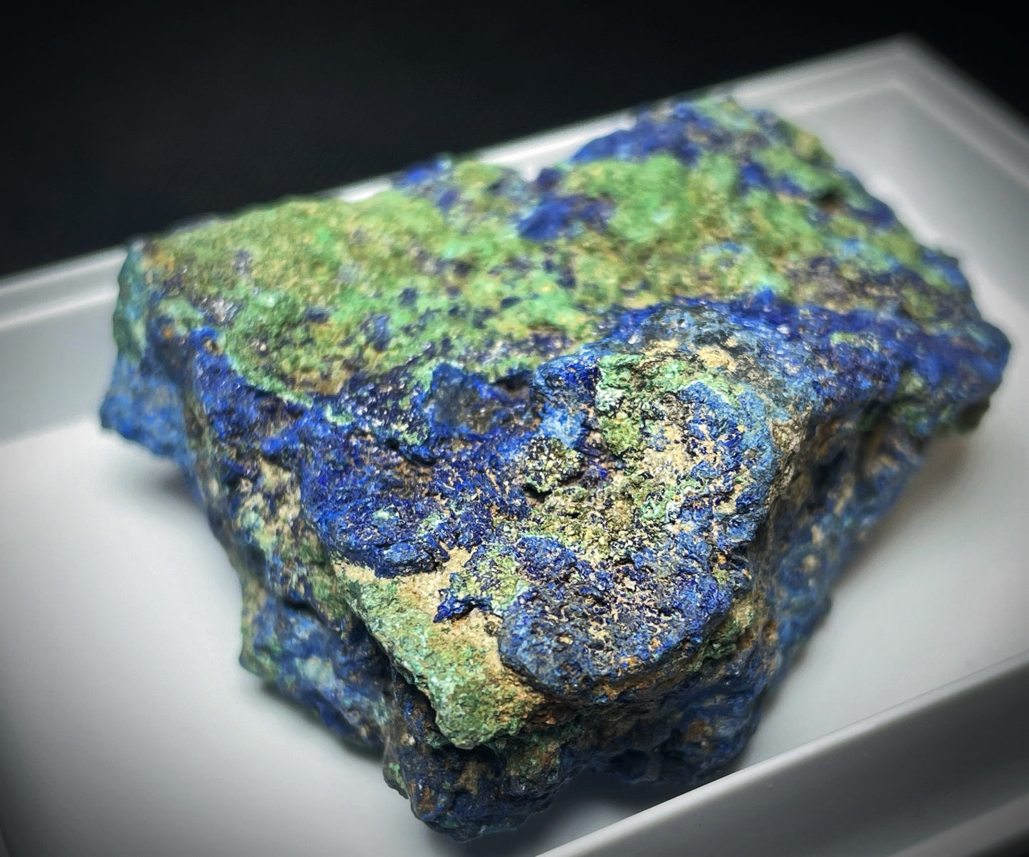 Natural Raw Azurite and Malachite From Madagascar