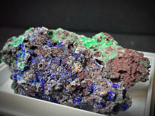 Natural Raw Azurite and Malachite From Madagascar