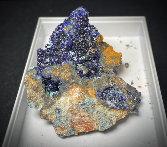 Natural Raw Azurite and Malachite From Madagascar