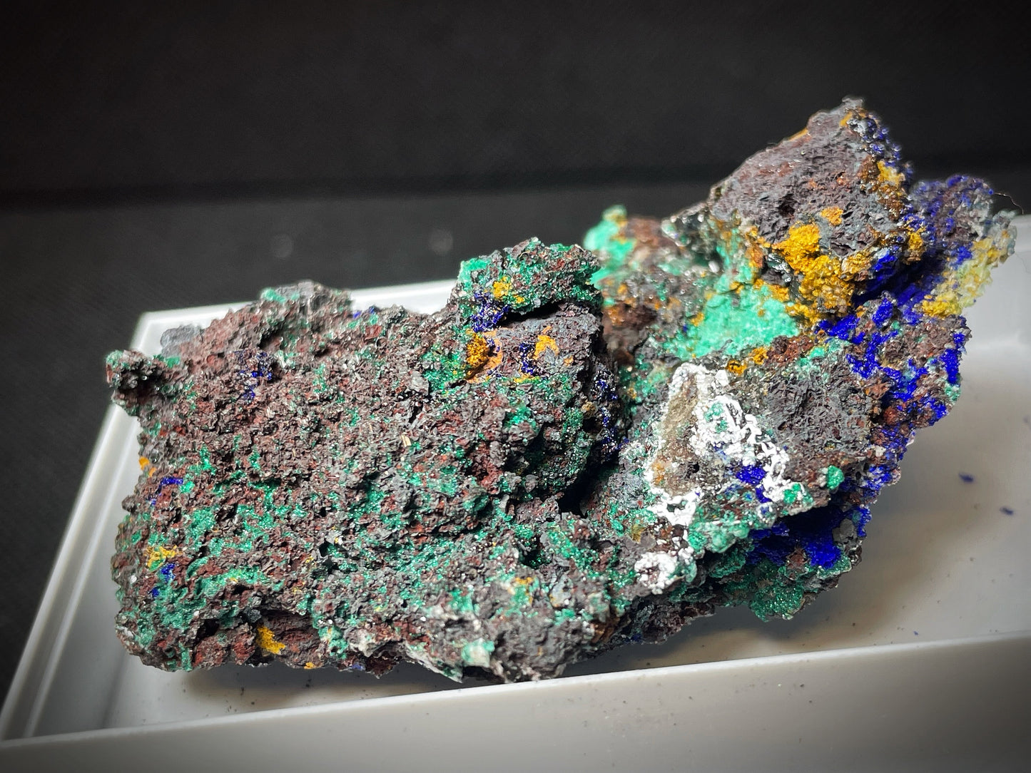 Natural Raw Azurite and Malachite From Madagascar