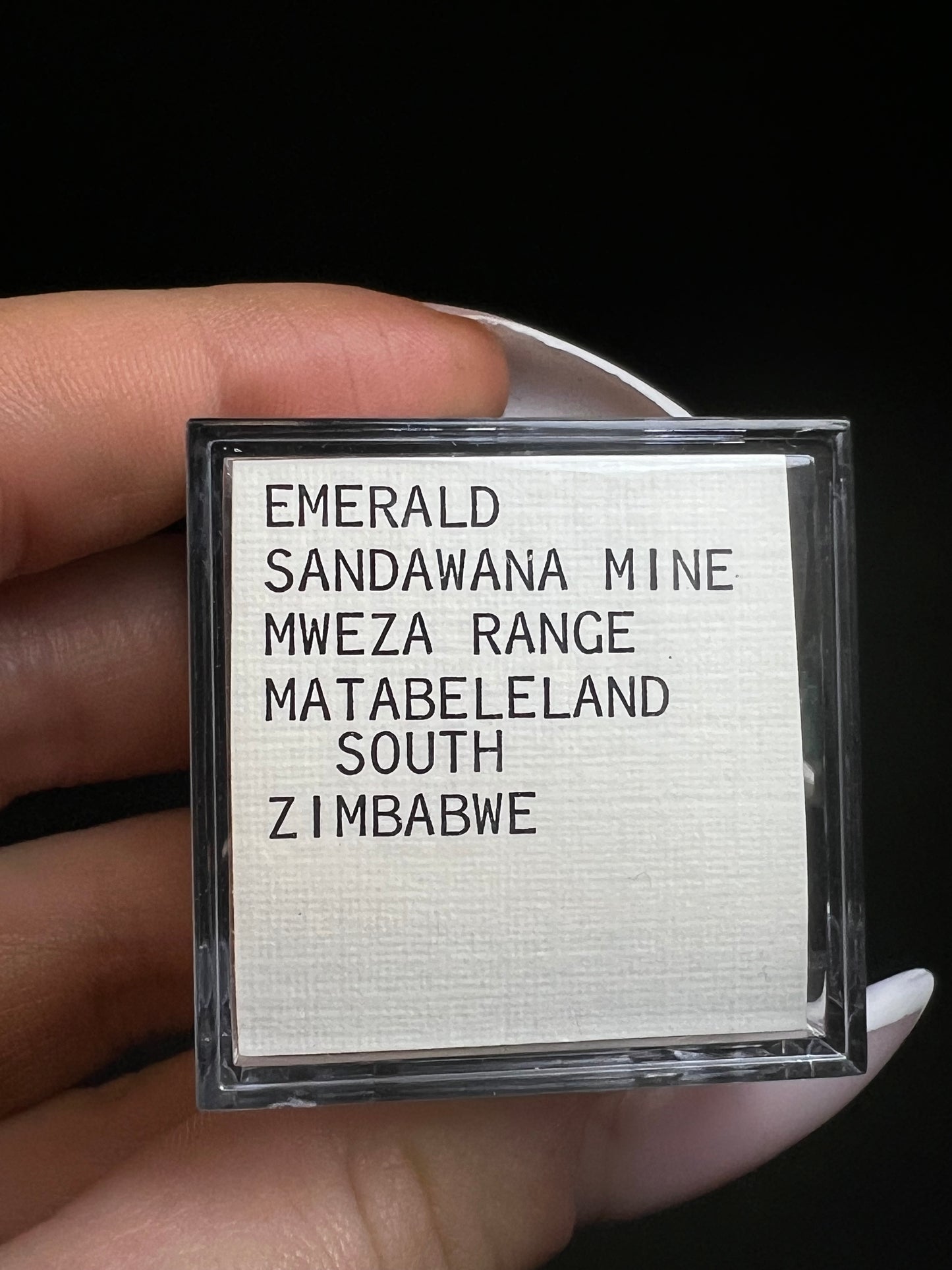 Terminated Emerald In Matrix From Sandawana Mine, Mweza Range, Zimbabwe- Collectors Piece, Crystal Healing, Gemstone (Box Included)