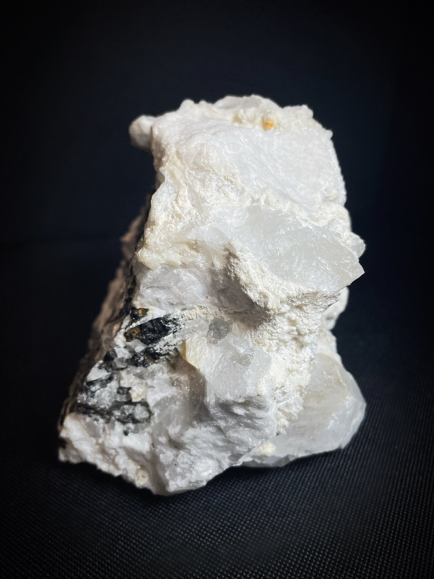 Morganite Perched On Quartz and Mica From Afghanistan