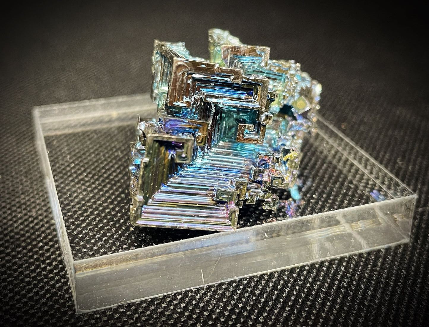 Rainbow Titanium Bismuth ore (Random Piece Out Of Our Collection)