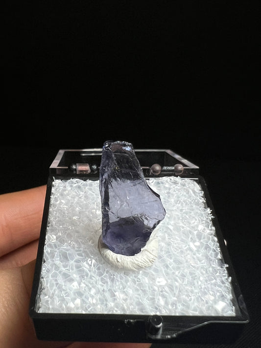 Cordierite Var Iolite From Kirv Valley, Manyara Region, Tanzania- Gem Quality, Collectors Piece, Crystal Healing (Box Included)