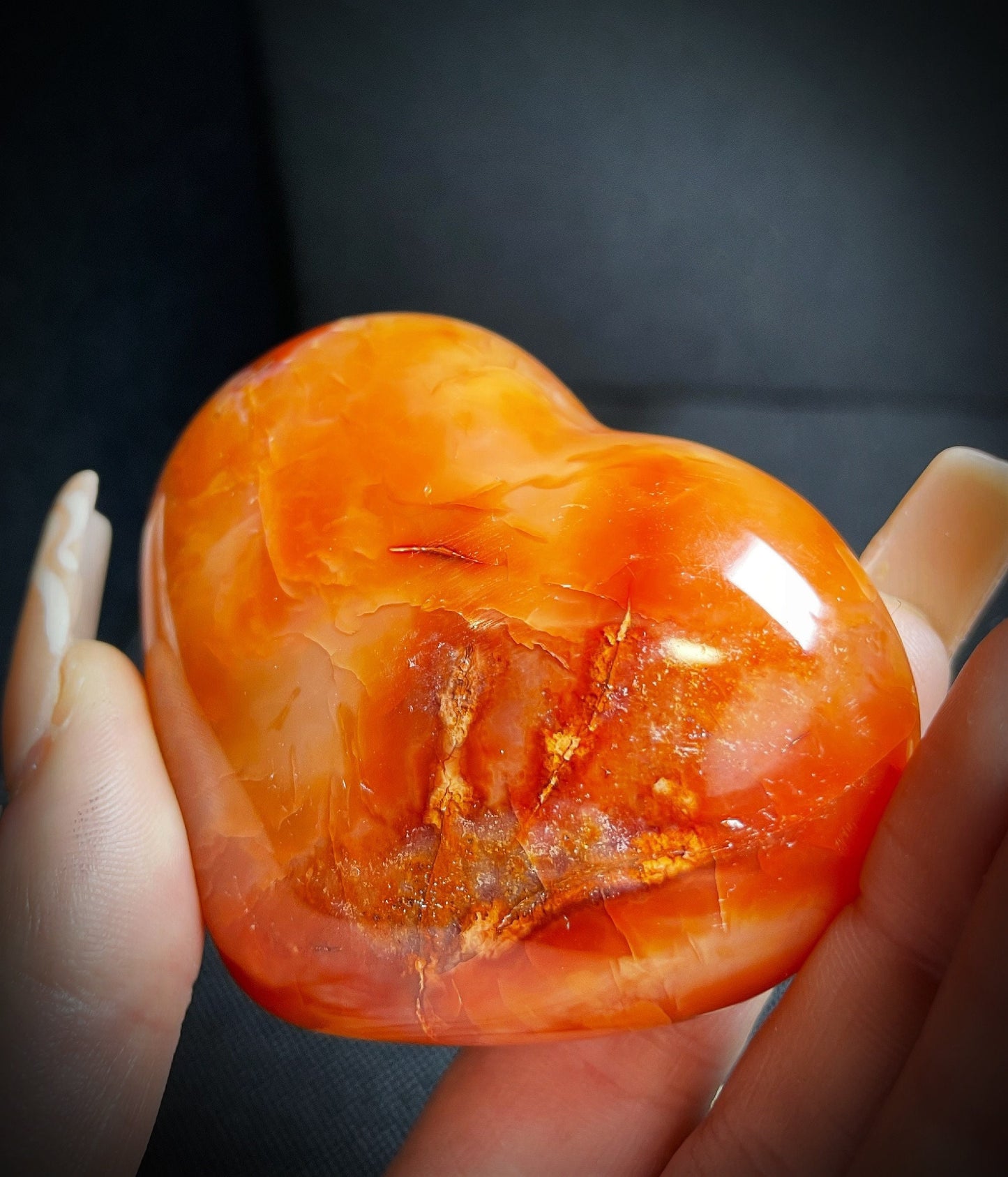 Outstanding Carnelian Heart Statement Piece Home Décor Perfect Gift