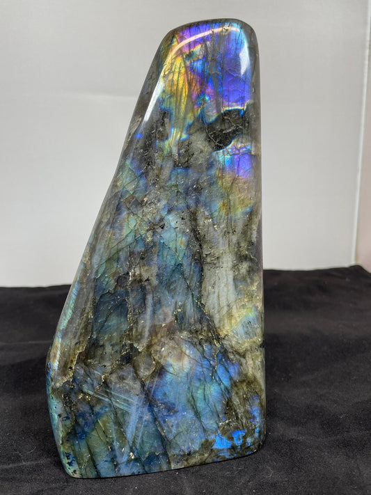 High Quality Polished Free Standing Labradorite Home Décor Statement Piece