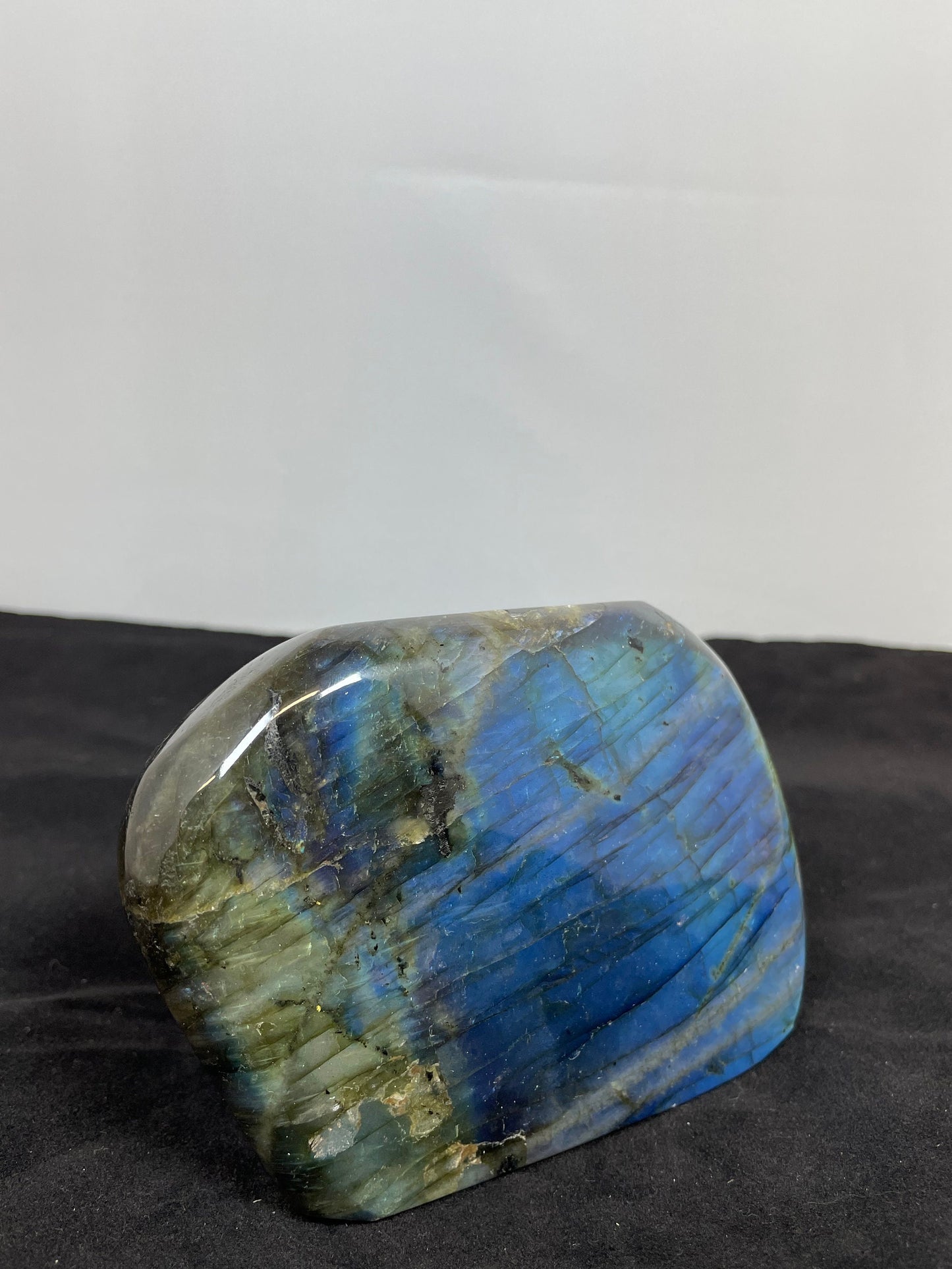 High Quality Polished Free Standing Labradorite Home Décor Statement Piece