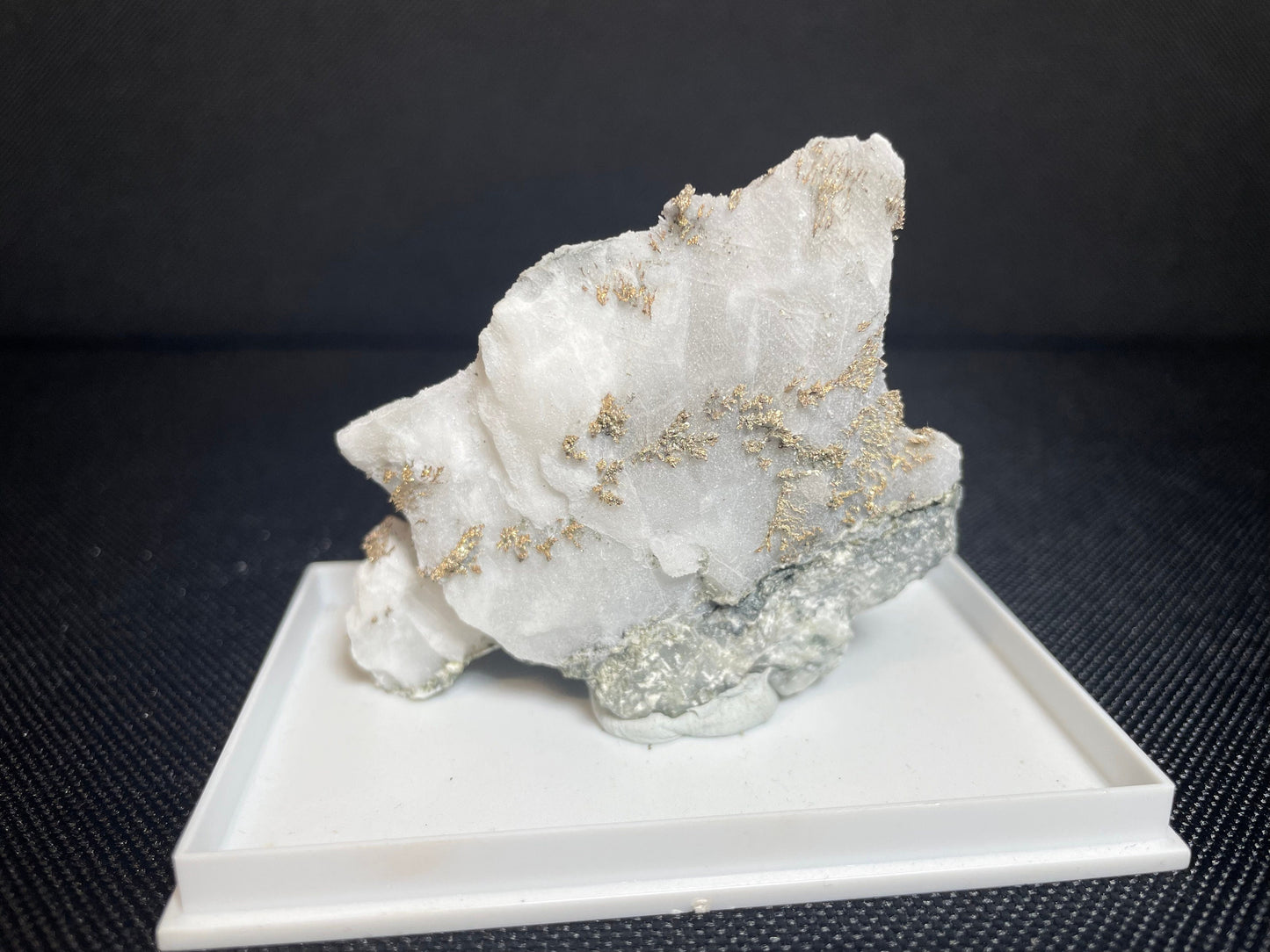 Natural Rare Native Silver in Calcite from Morocco Collectors piece Home Decor