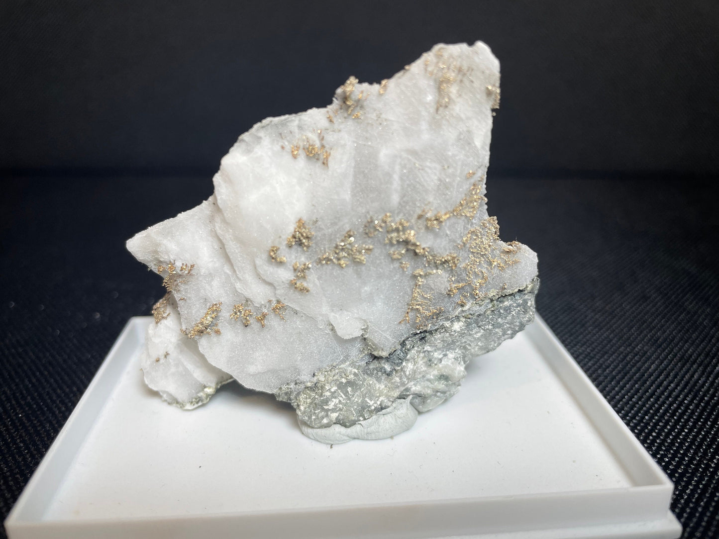 Natural Rare Native Silver in Calcite from Morocco Collectors piece Home Decor