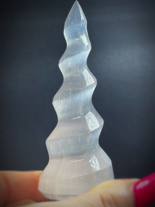 Gorgeous Selenite Spiral Sold Separately 1x Perfect Gift Charging Stone