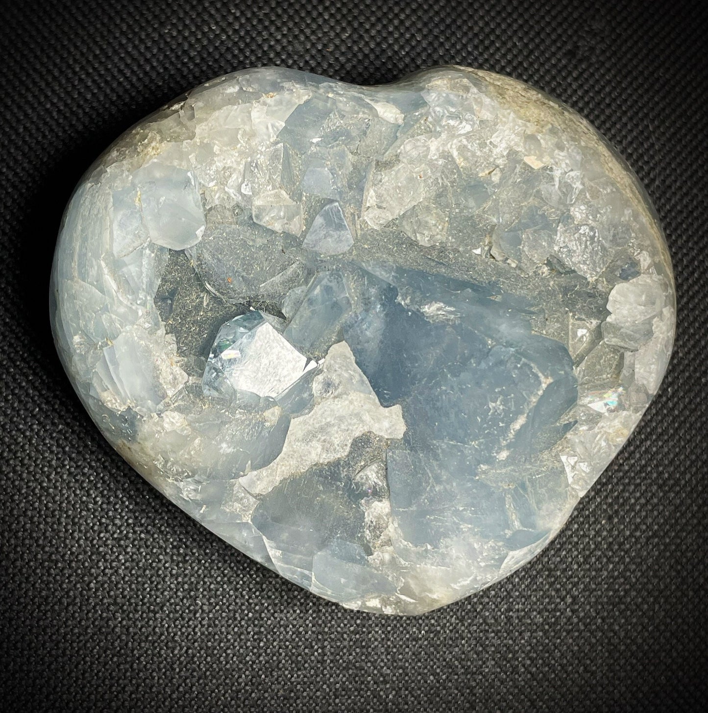 Outstanding Blue Celestite Heart Perfect Gift Home Décor Statement piece