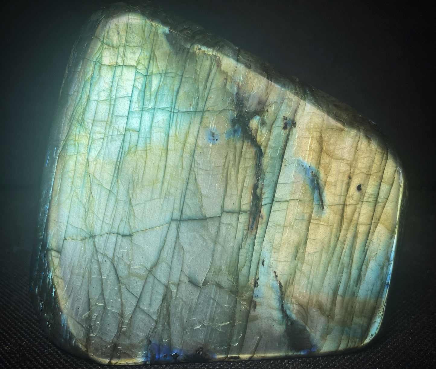 High Quality Polished Freeform Labradorite Home Décor Statement Piece