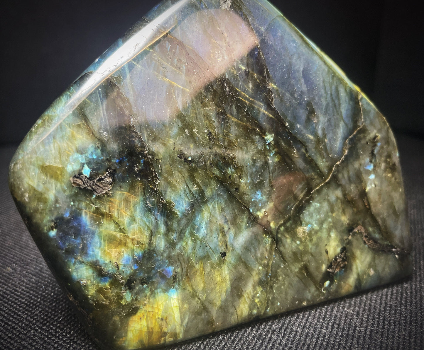 High Quality Polished Freeform Labradorite Home Décor Statement Piece