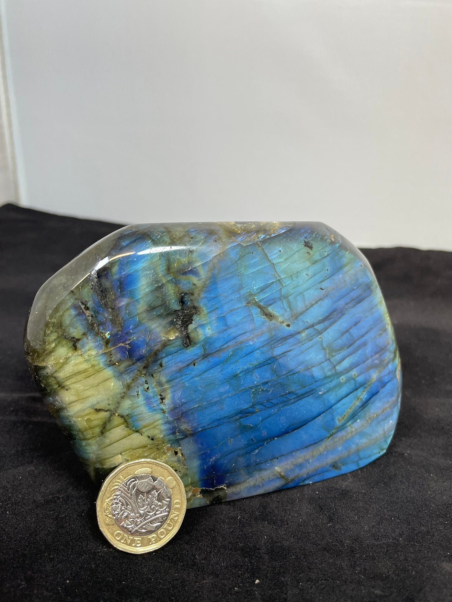 High Quality Polished Free Standing Labradorite Home Décor Statement Piece