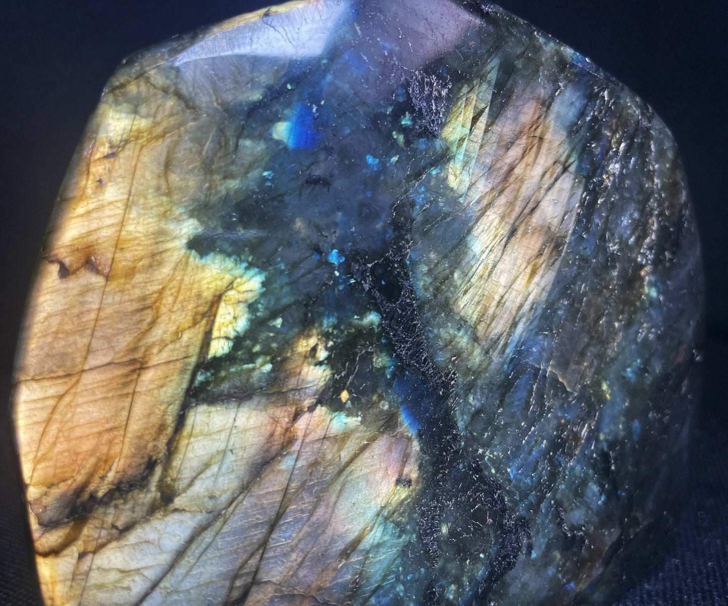 High Quality Polished Freeform Labradorite Home Décor Statement Piece