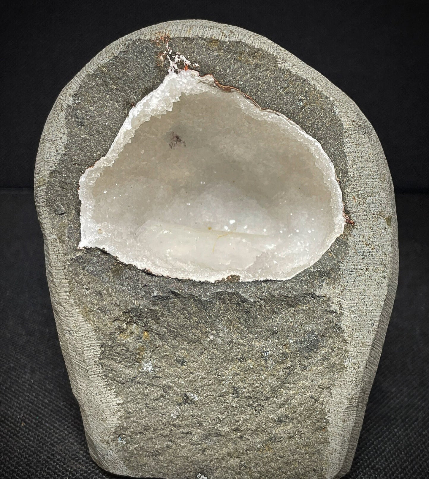 Outstanding Rare Bladed Scolecite And Apophyllite Geode From Jalgaon District Maharashtra India Collectors Specimen Home Décor