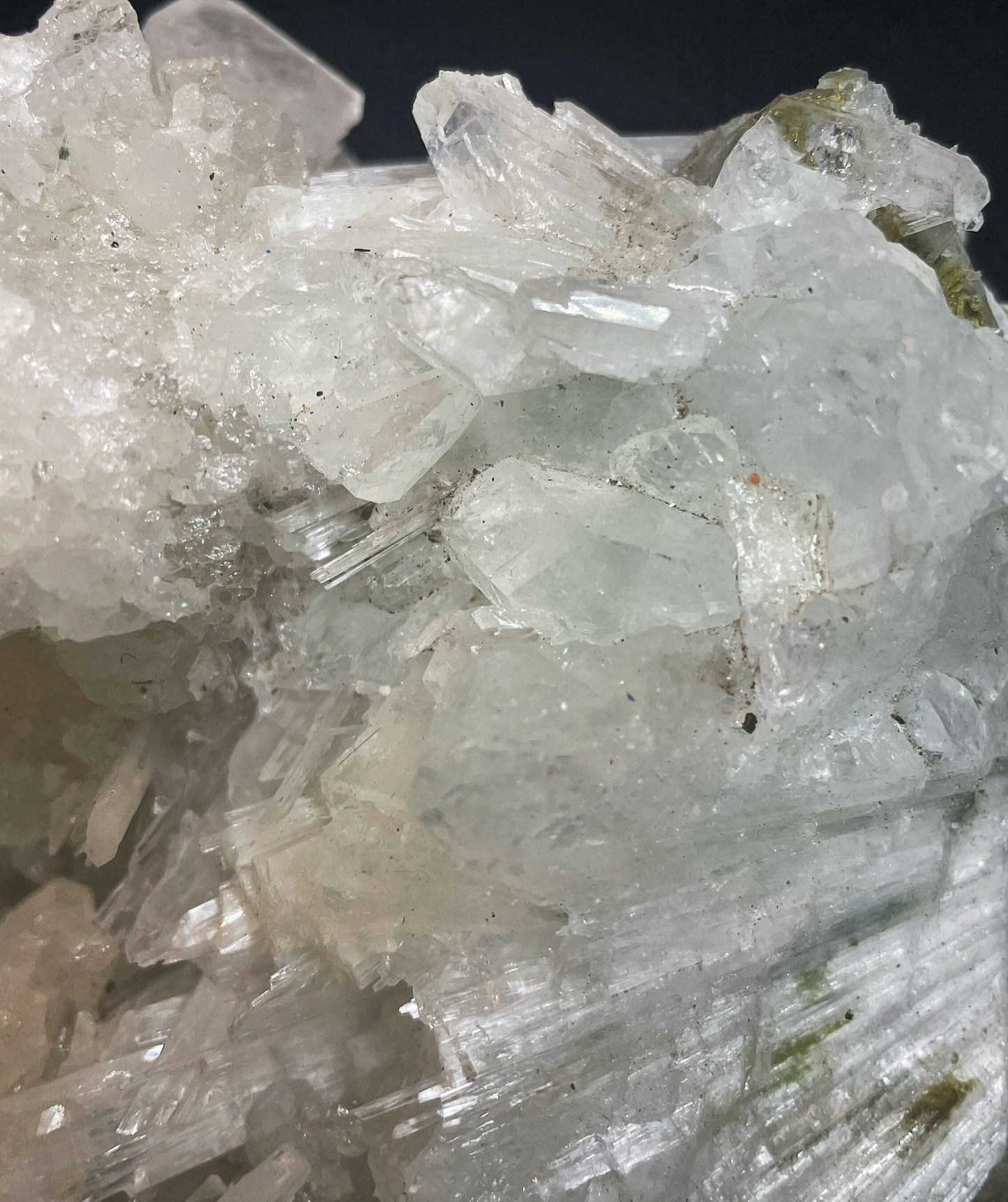 Scolecite And Apophyllite From Jalgaon District Maharashtra India Collectors Specimen Home Décor