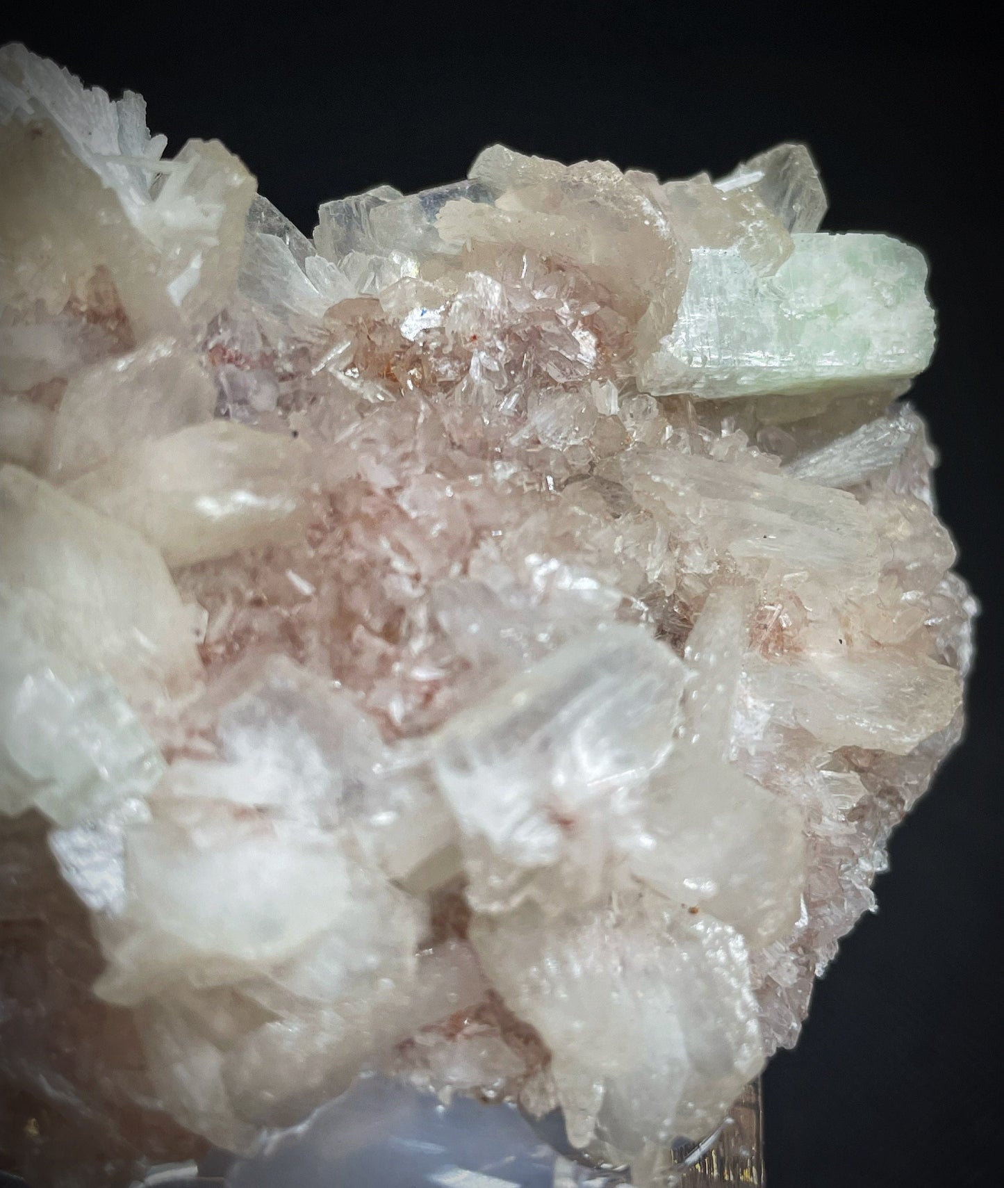Apophyllite, Stilbite Aragonite Cast From Jalgaon District Maharashtra India Collectors Piece Home Décor