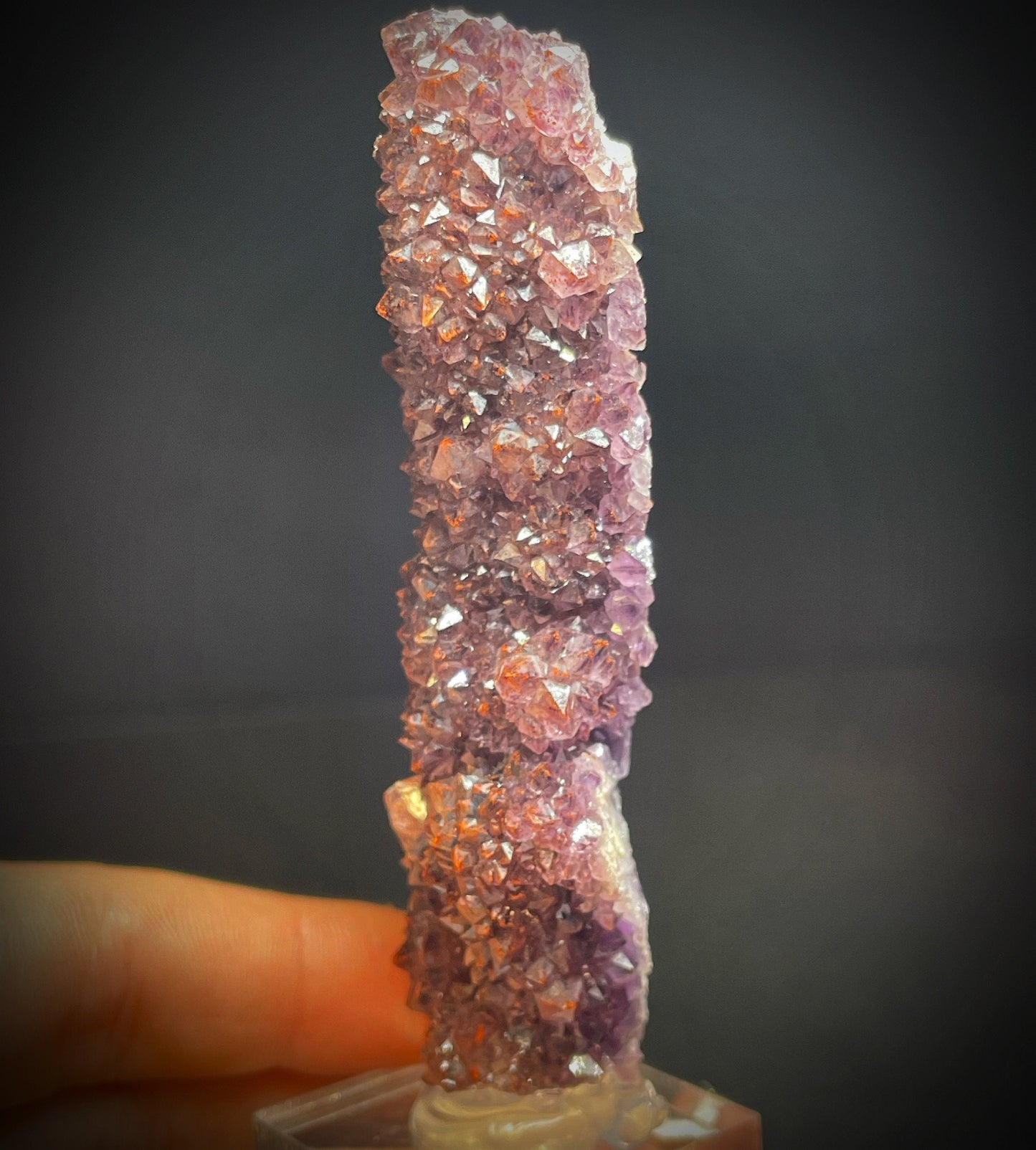 Exceptional Amethyst With Hematite Inclusions From The Moon Light Mine, Thunder Bay, Ontario, Canada Piece, Home décor, Perfect Gift