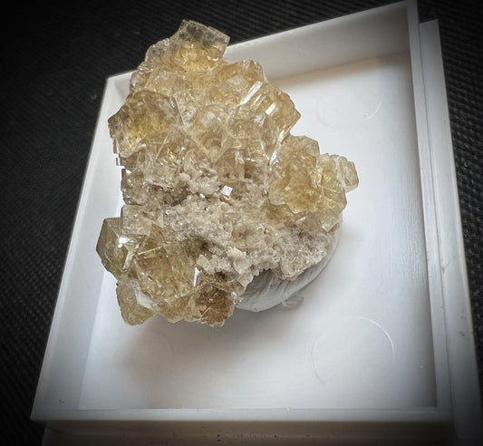 Fluorite From Grasse, Alpes Maritimes, Alpes-Cote D'Azur, France- Collectors Piece, Home Décor  (Box Included)