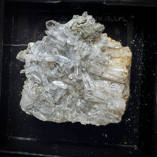 Barite From Baroid Div. Of National Lead Hot Spring Co. Arkansas (Box Included) Collectors Piece, Home Décor
