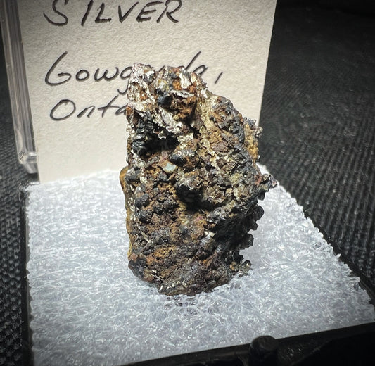 Silver From Gowganda, Ontario (Box Included) Collectors Piece, Home Décor