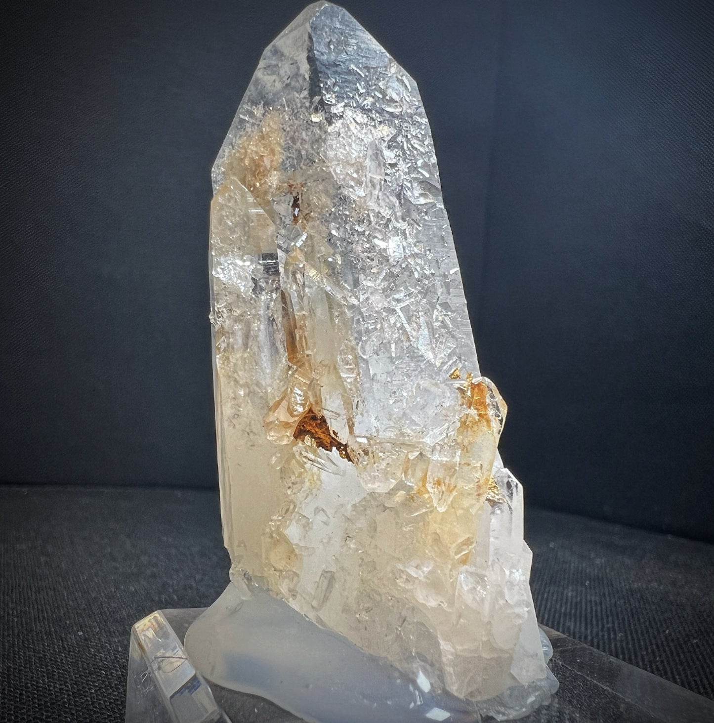 Columbian Quartz (Stand Included) Collectors Piece. Home Décor