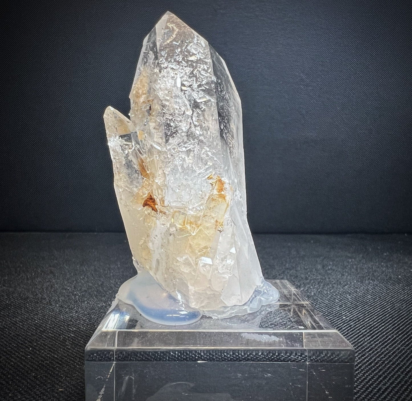 Columbian Quartz (Stand Included) Collectors Piece. Home Décor