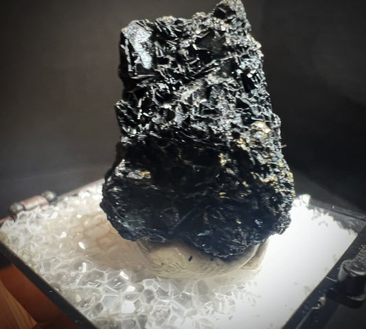 Covellite From Leonard Mine, Butte, Montana (Box Included) Collectors Piece, Home Décor