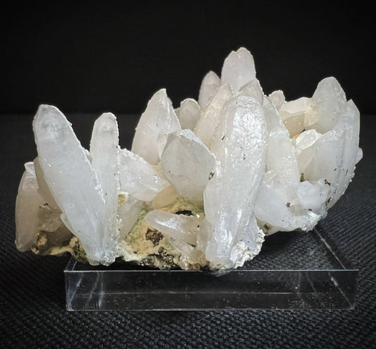 Calcite On Quartz With Pyrite Inclusions From Pachapaqui, Ancash, Peru- Statement Piece, Collectors Piece, Gift (Stand Not Included)