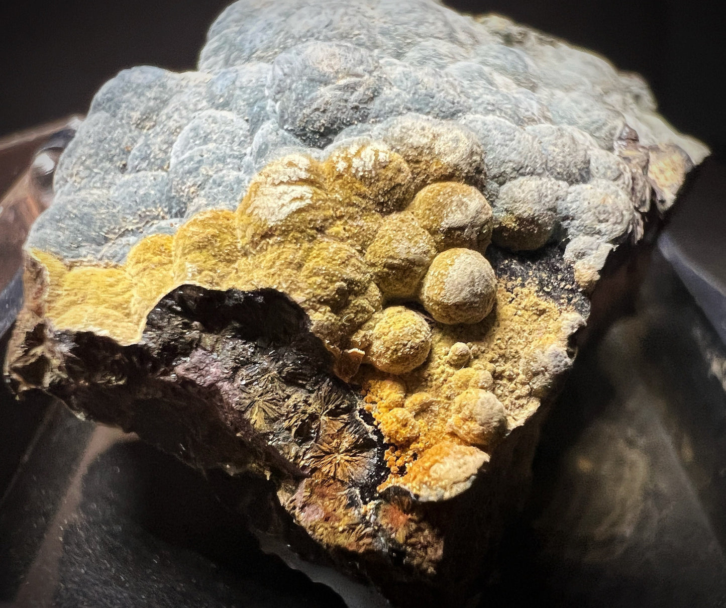 Kidwellite And Cacoxenite From Arena 1 Claim, Polk Co, Arkansas (Box Included) Collectors Piece, Home Décor