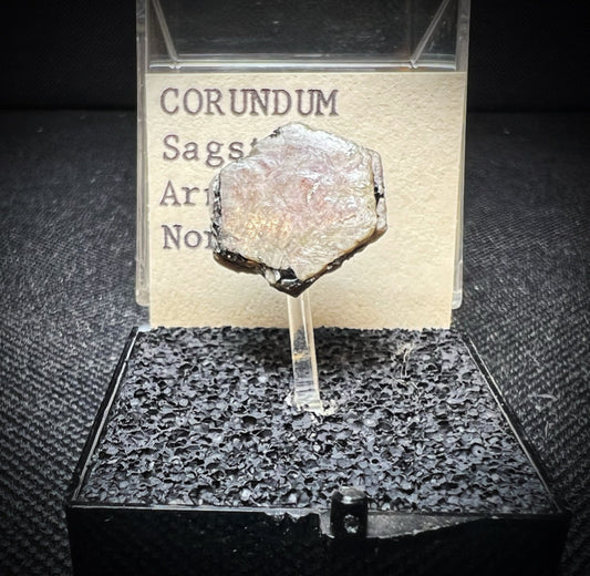 Corundum From Sagstven, Arnes, Norway (Box Included) Collectors Piece, Home Décor, Gift