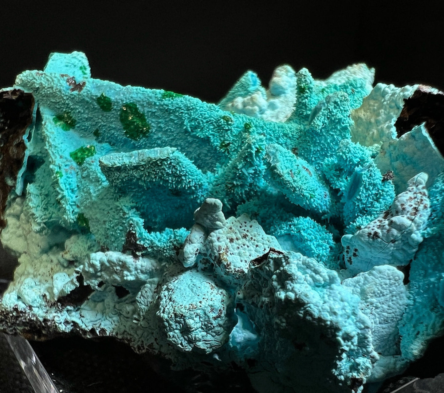 Chrysocolla Pseudomorph From Tenke Fungurume, Kolweze, Dr Congo- Collectors Piece, Statement Piece, Home Décor, Gift (Stand Included)