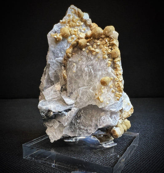 Siderite, Chalcopyrite And Barite From Julcani Mine, Huancavelica, Peru- Collectors Piece, Statement Piece, Gift (Stand Included)