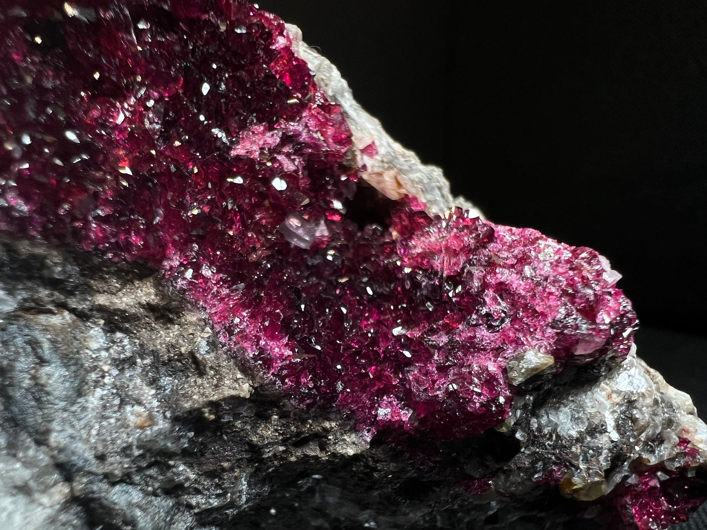 Roselite With Quartz From Aghbar Mine, Draa-Tafilalet, Morocco- Collectors Piece, Statement Piece