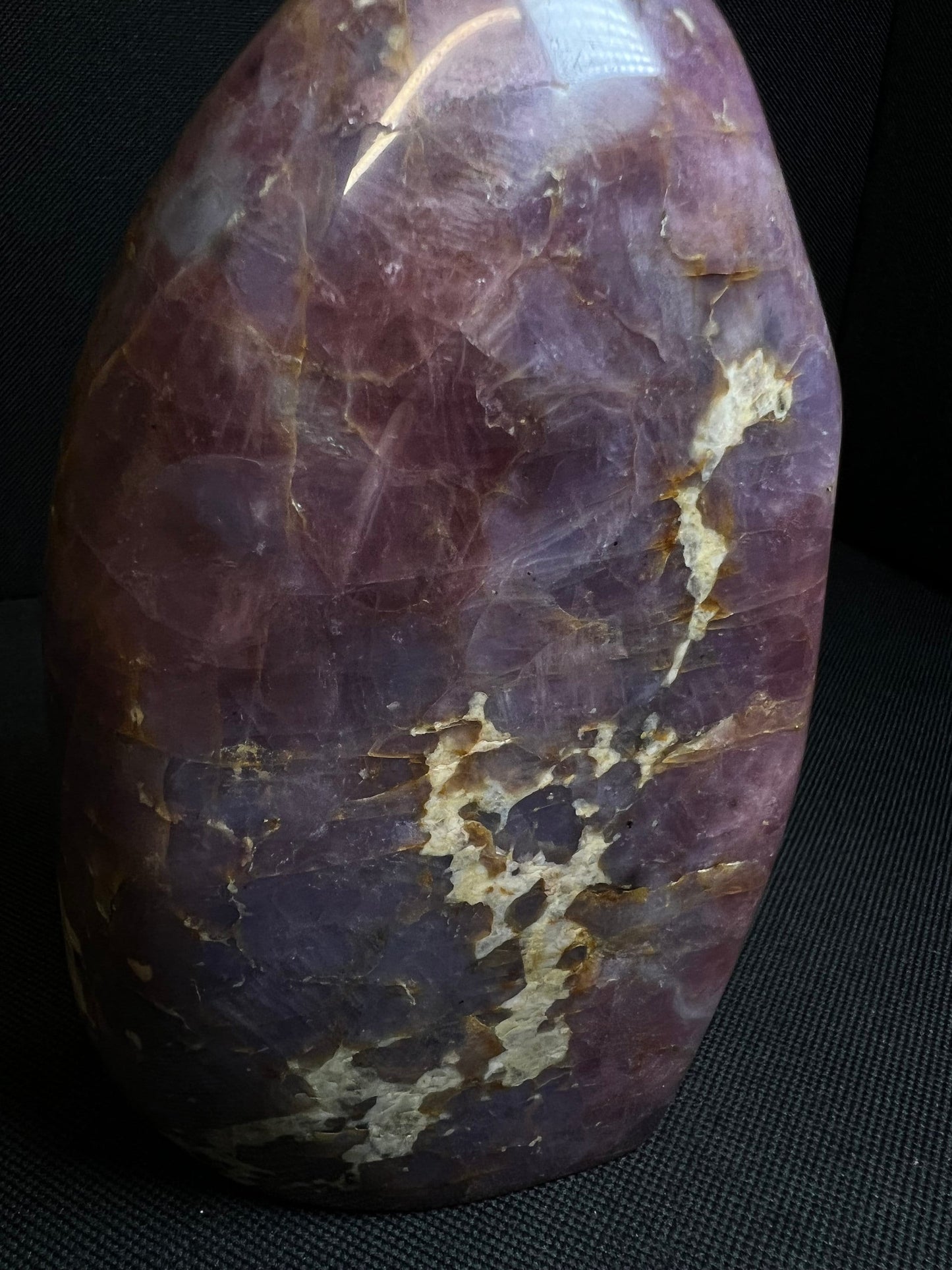 Natural Rare Polished Purple Quartz Freeform (New Find) From Madagascar- Home Decor