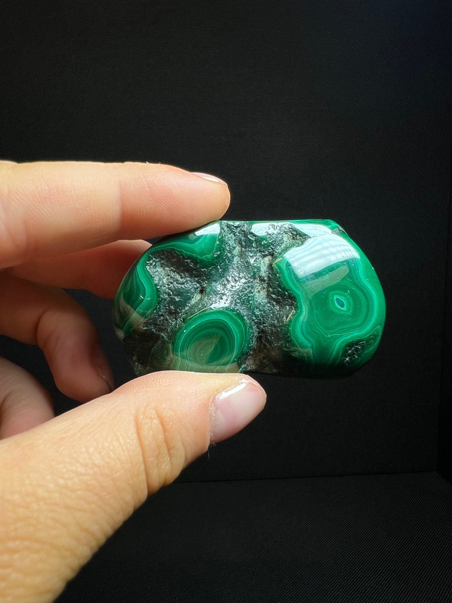 Polished Malachite Crystal- Crystal Healing, Home Decor, Gift