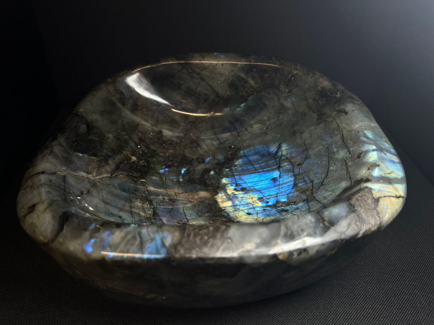 Gorgeous High Quality Large Labradorite Bowl- Home Decor, Statement Piece, Crystal Healing, Reiki